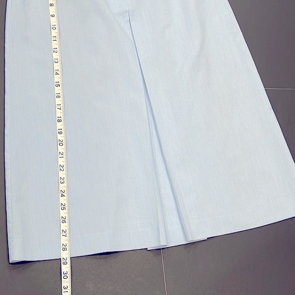 🛑🛑SOLD Vintage 70s Blue Pinstripe Ship n Shore Skirt - Picture 9 of 16